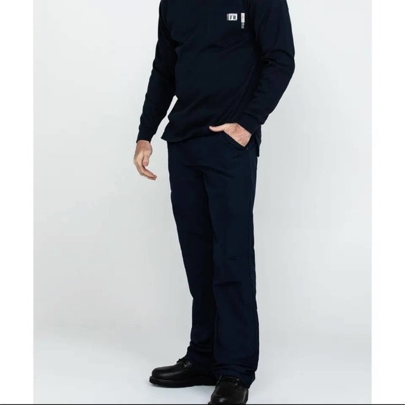 NWT Ariat FR M4 Low Rise Ripstop Bootcut Duralight Navy Pants - Picture 13 of 14